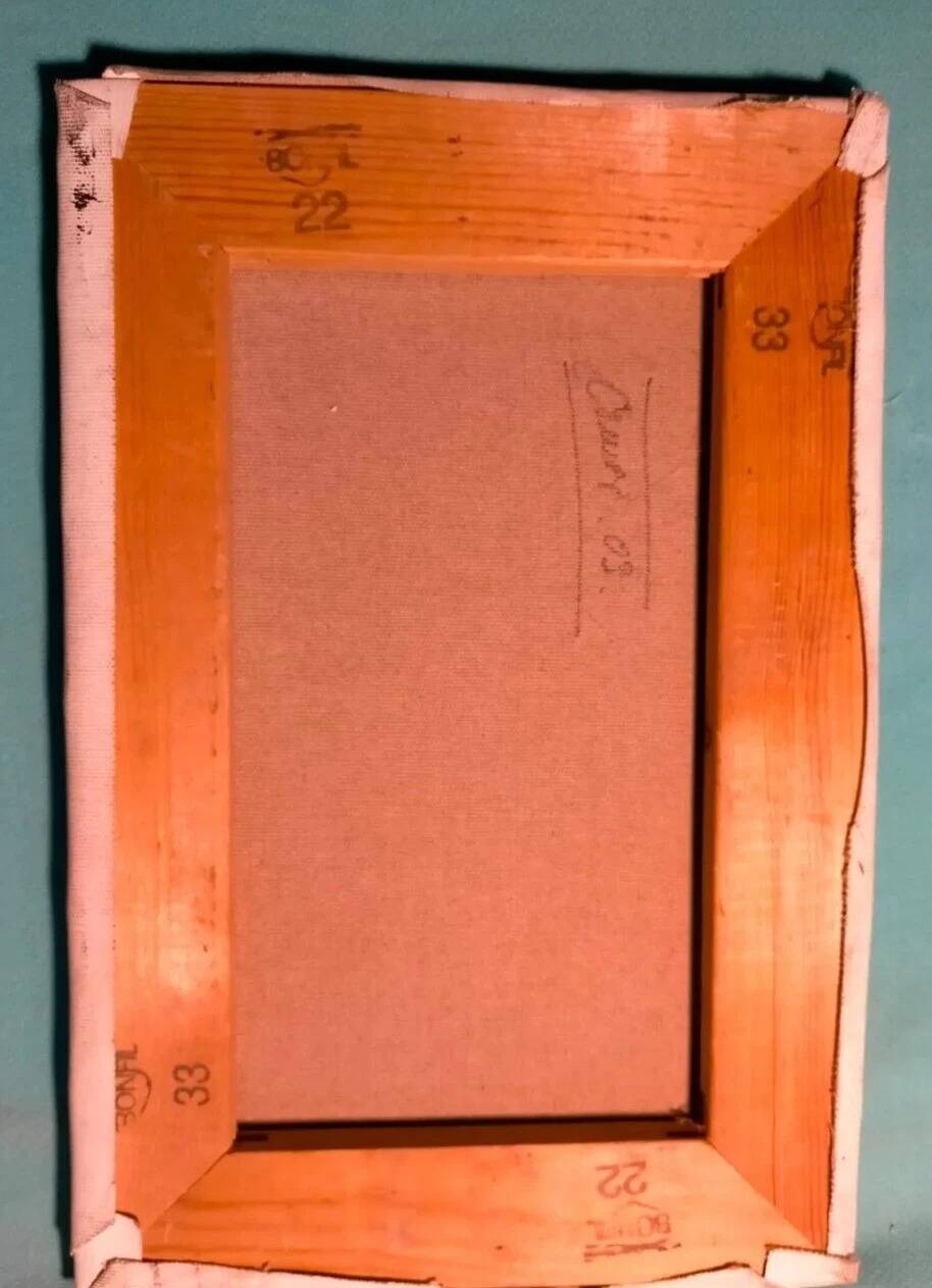 20th Century Vintage Impressionist Oil Painting Portrait of a Woman