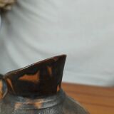 Stoneware Pitcher Joseph Talbot for La Borne, Vintage Enameled Ceramic 1950s