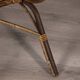 Vintage 1960s Italian design bamboo and wood side table