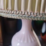 Pink opaline lamp
