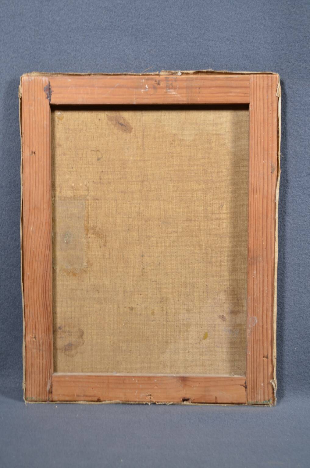 Antoine Burger (1942-2016) L'église - Huile sur toile - Signée