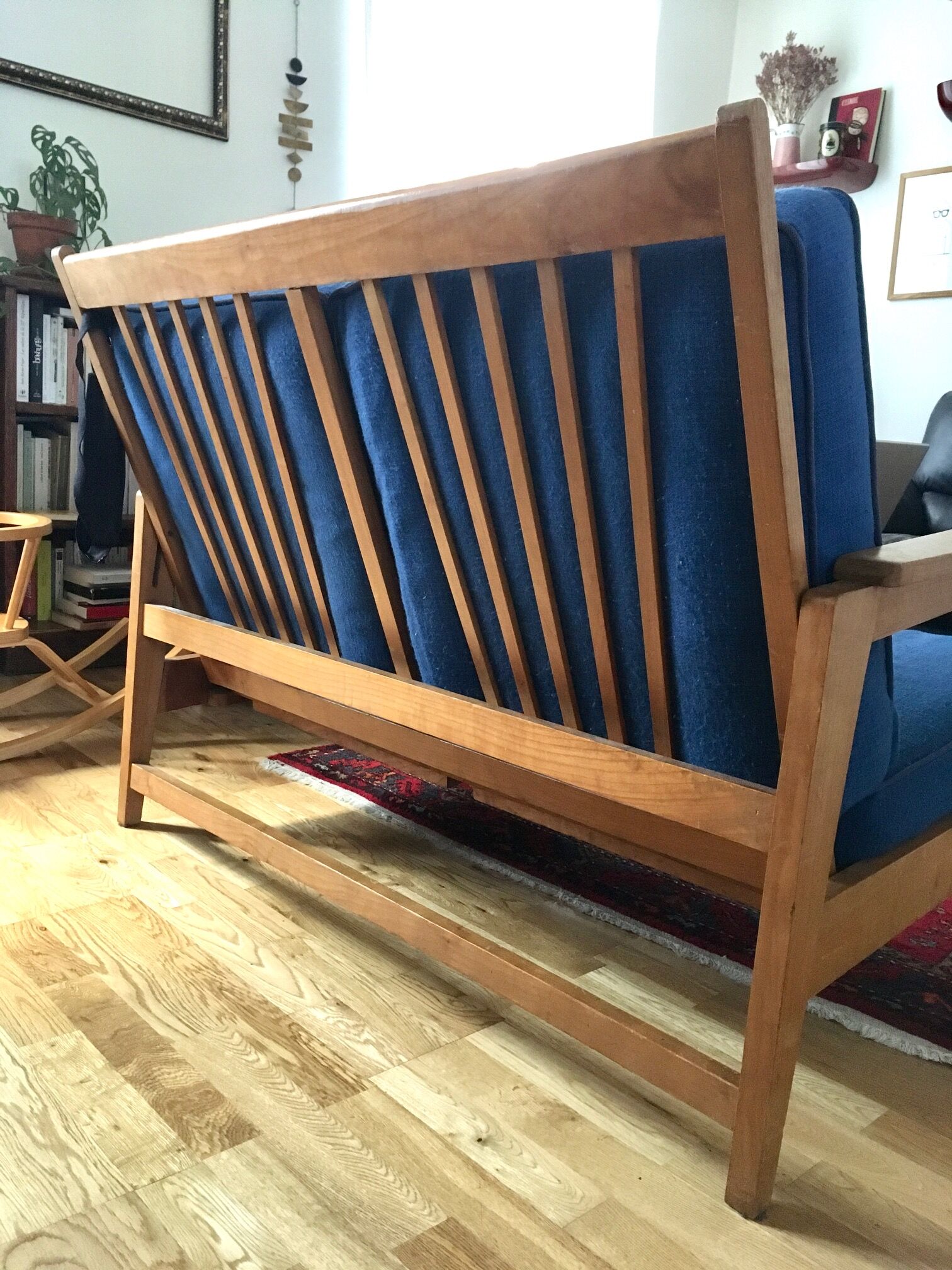 Banquette style scandinave fin années 50