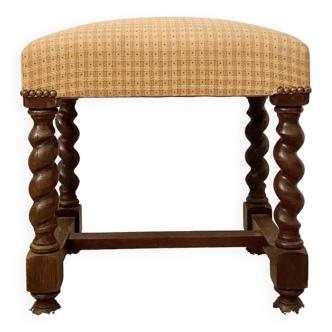 Stool with turned legs