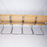 Series of 8 chairs B32 by Marcel Breuer