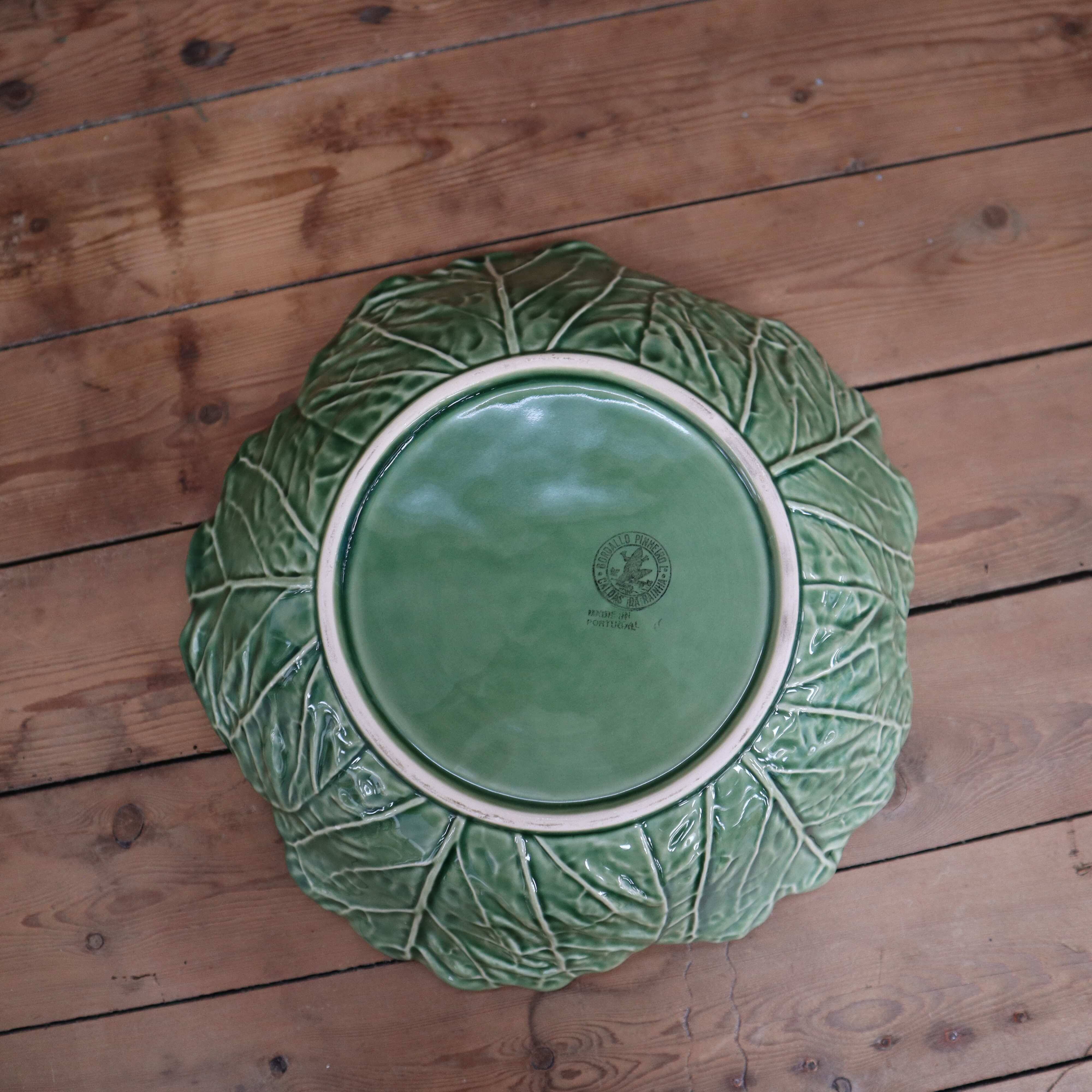 Cabbage salad bowl Bordallo Pinheiro made in Portugal
