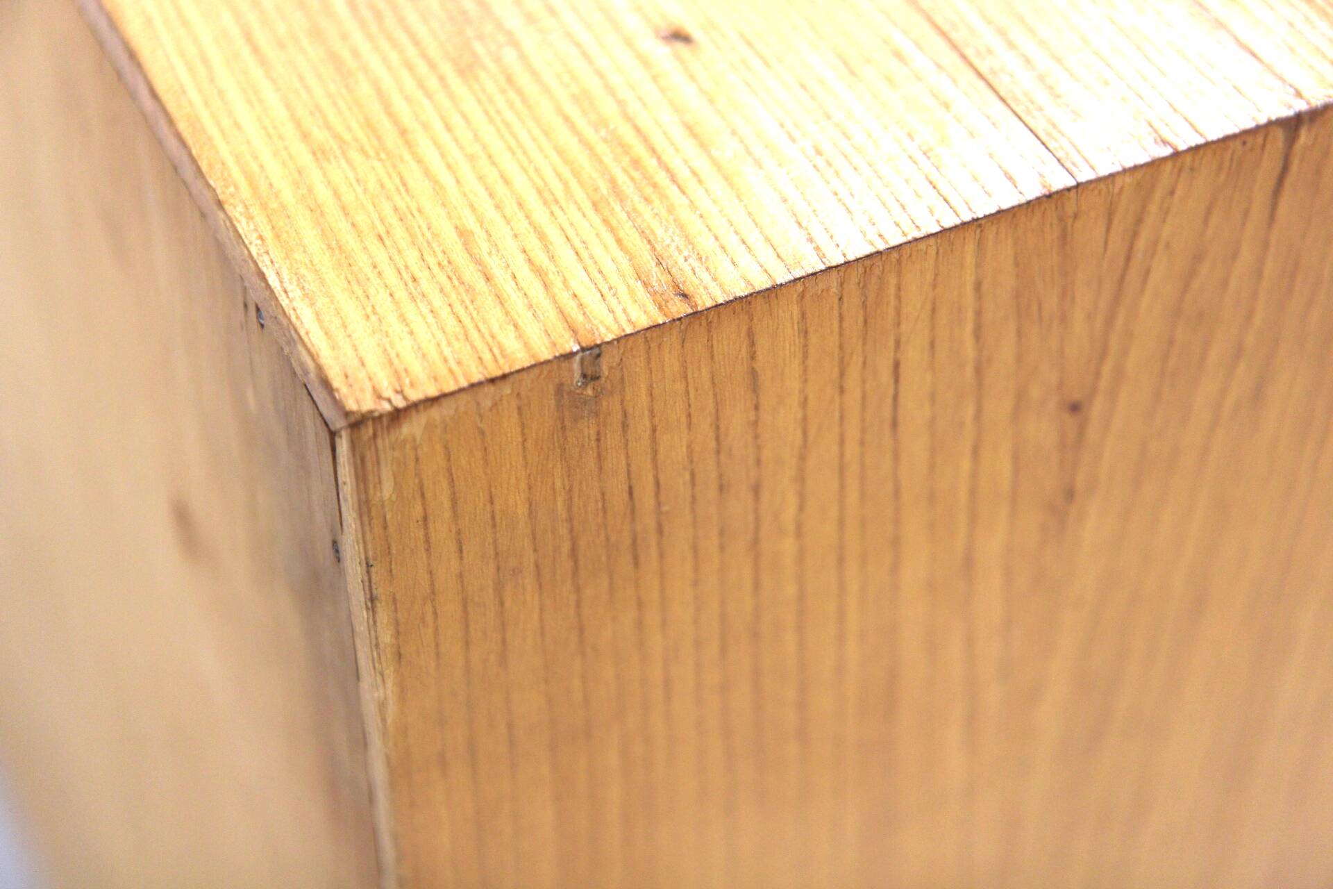 Scandinavian elm bookcase, Sweden, 1960