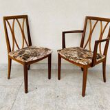 Vintage chair and armchair 1960