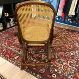 Rocking chair wood and vintage canning