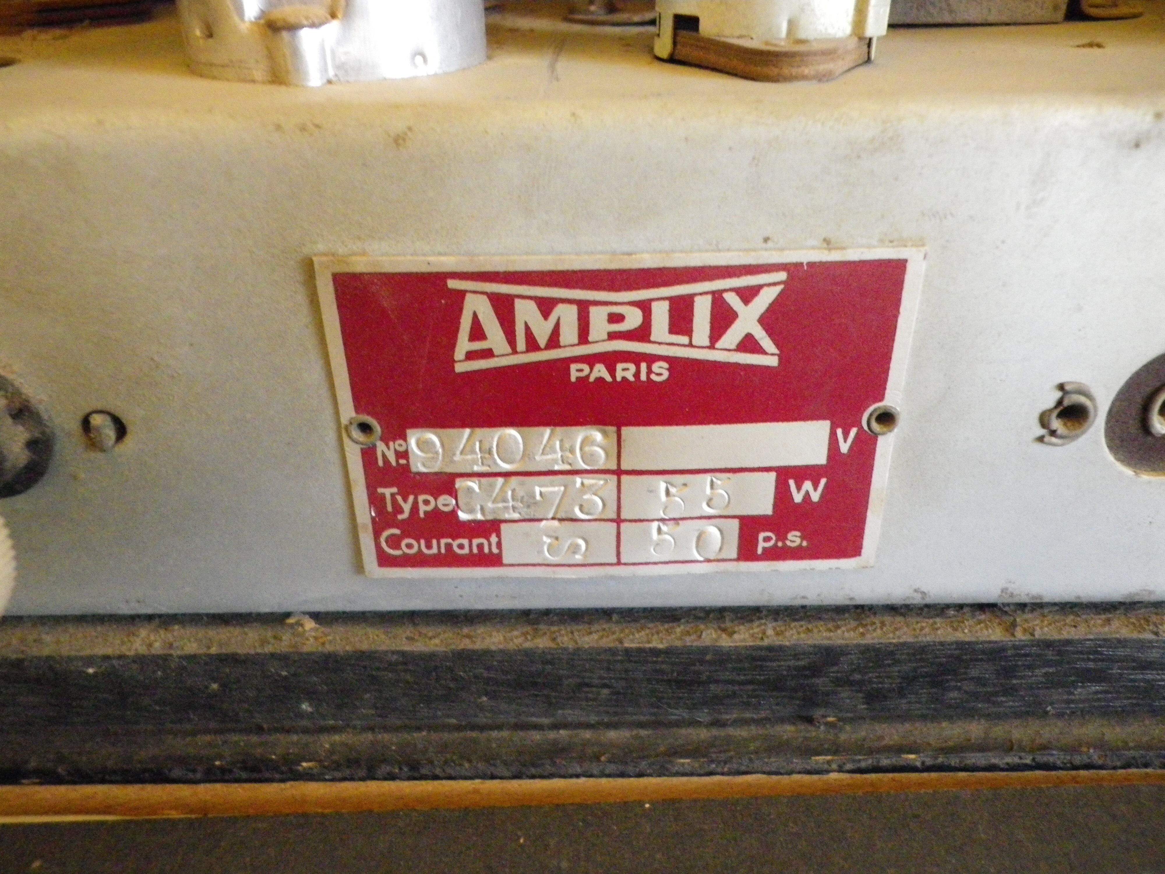 Decoration radio station - Brand Amplix Paris - Fifties