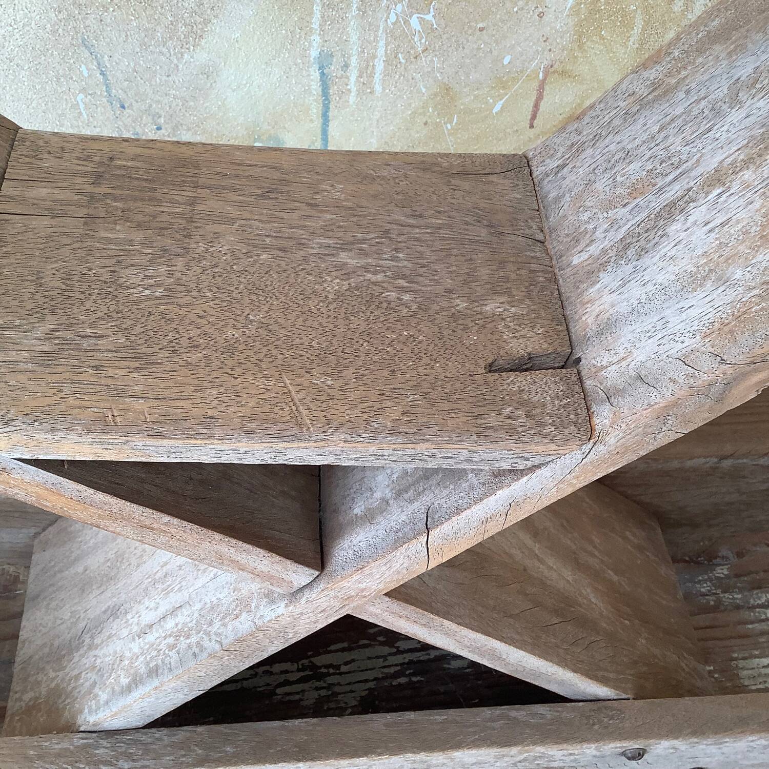 Wooden rocking horse