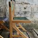 Vintage multicolour Bauhaus-style wooden chair