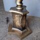 Lampadaire bois sculpté argenté epoque 1940