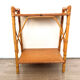 Vintage rattan bedside table