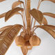 Grand lustre « cocotier » « palmier » en rotin