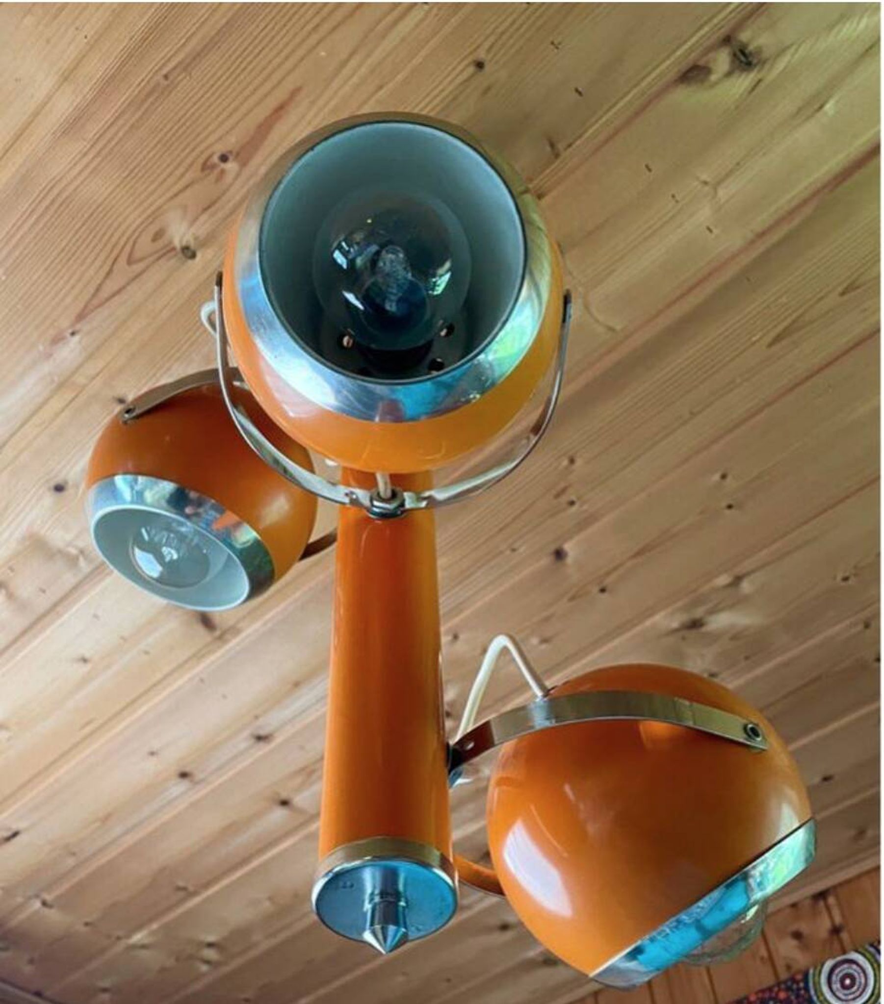 Lustre, suspension Eye-Ball, Space Age, 1970s