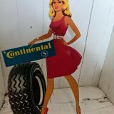 Continental advertising pin up