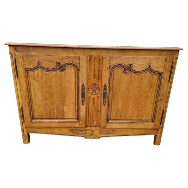 Buffet de campagne Normande style Louis XVI, en chêne massif France