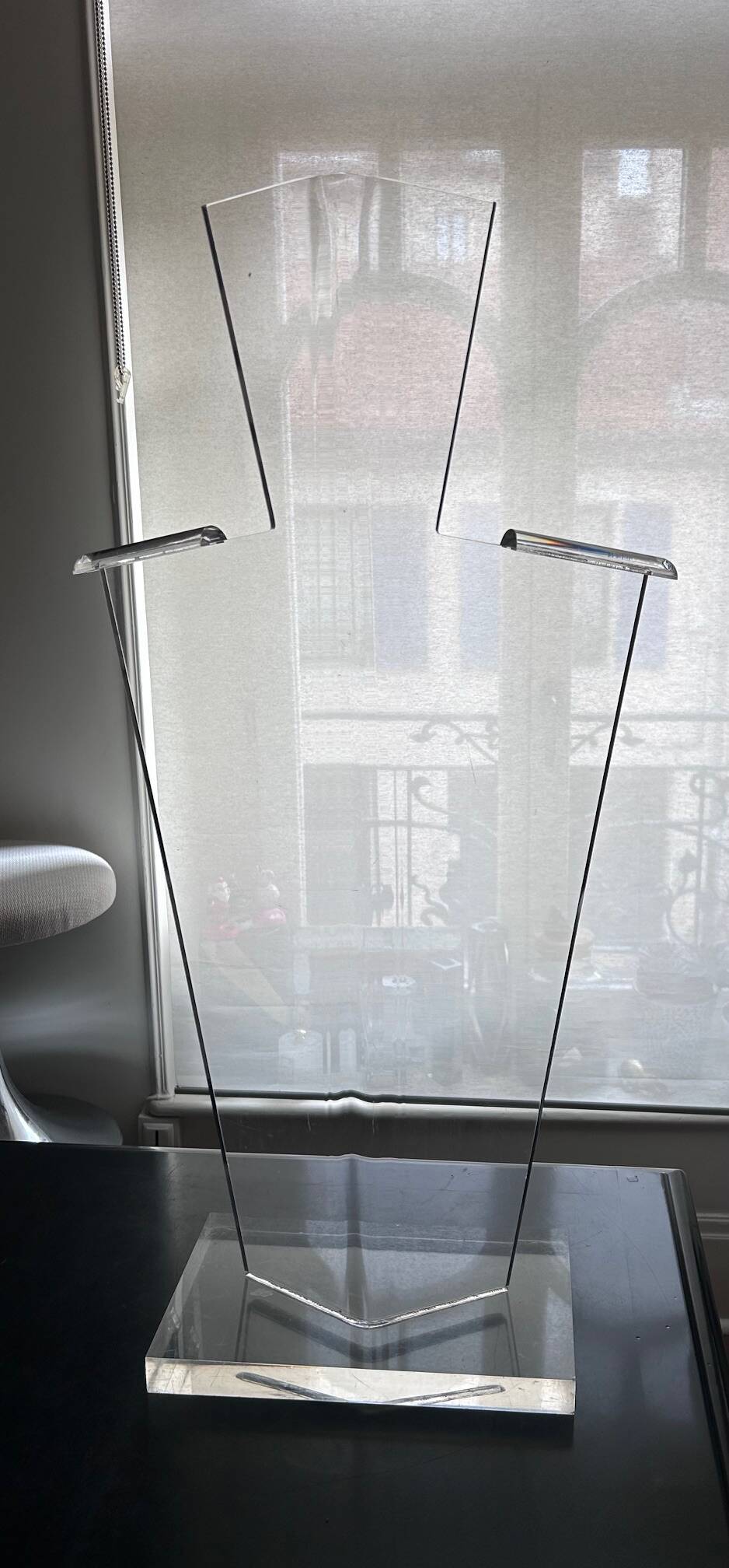 80s plexiglass valet