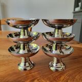 6 stainless steel ice cream cups