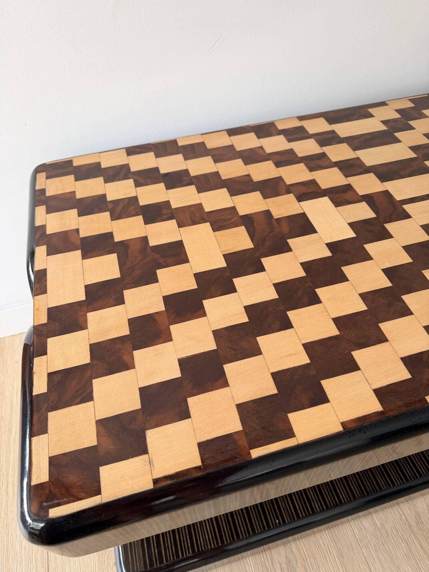 Mid-century marquetry coffee table