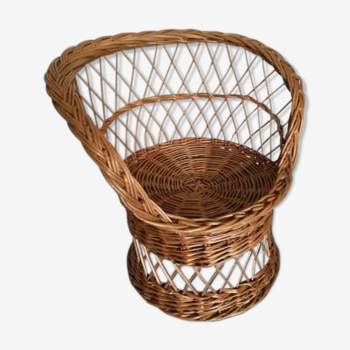 Child wicker armchair