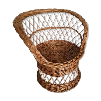 Child wicker armchair