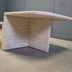 Pair of vintage travertine coffee tables or side tables, 1970s