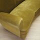 Green velour sofa, Danish design, 1960s, production: Denmark