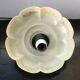 Suspension ancienne lumapel bakélite blanc avec décor fleurs années 70 vintage
