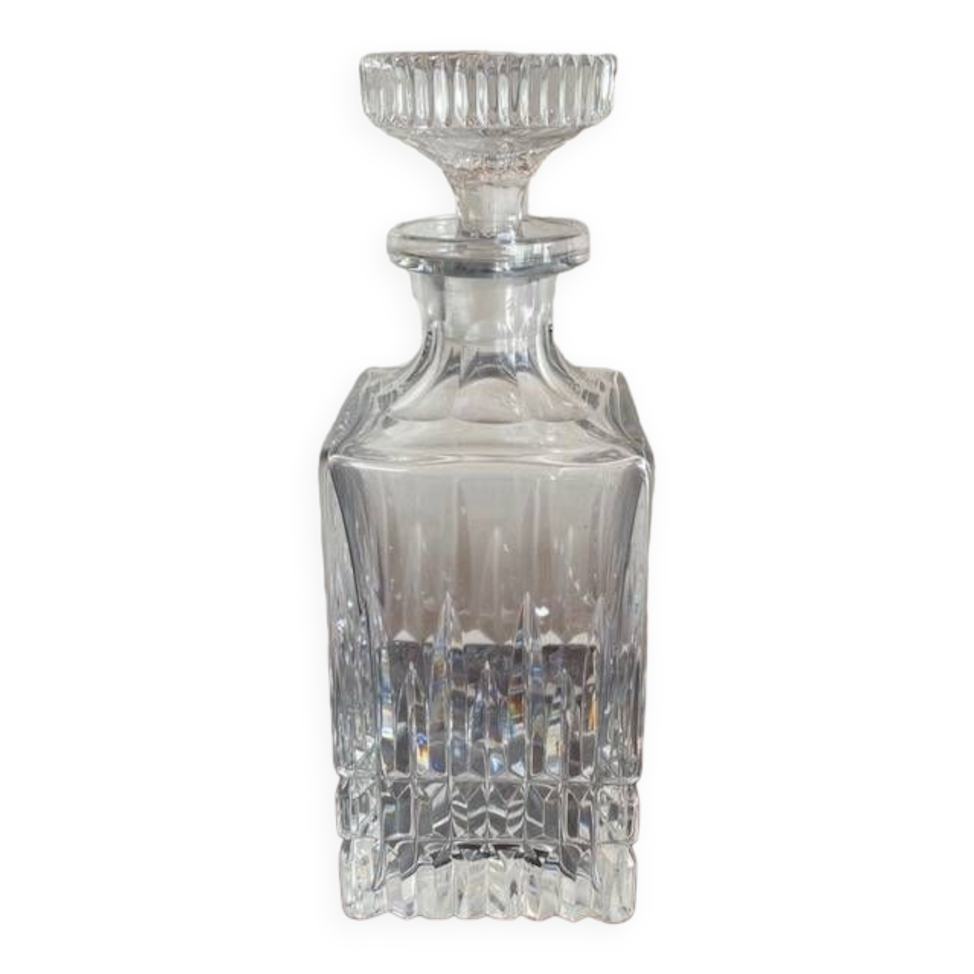 VINTAGE CRYSTAL WHISKEY CARAFE