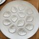 Niderviller oyster service in glazed stoneware
