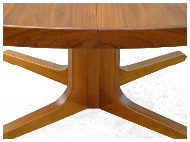 Expandable Danish teak vintage table 1960