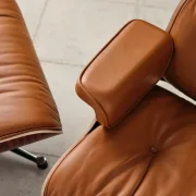 Lounge Chair and ottoman in rosewood by Charles & Ray Eames, Vitra