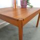 Vierkante Deense teak salontafel Magnus Olesen met ronde poten, nr.2