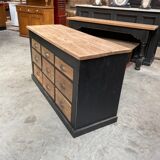 Old furniture of trade 9 drawers