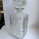 70s glass whisky decanter
