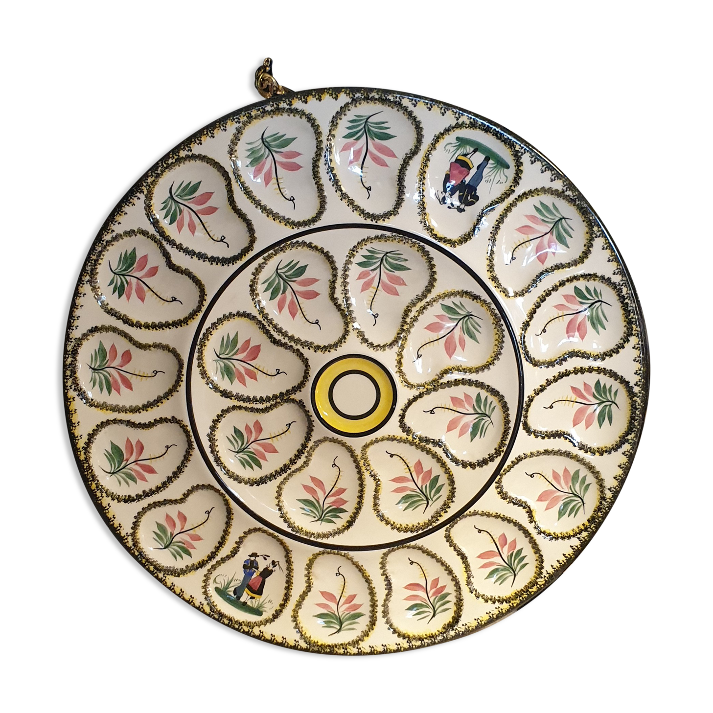 Quimper oyster platter