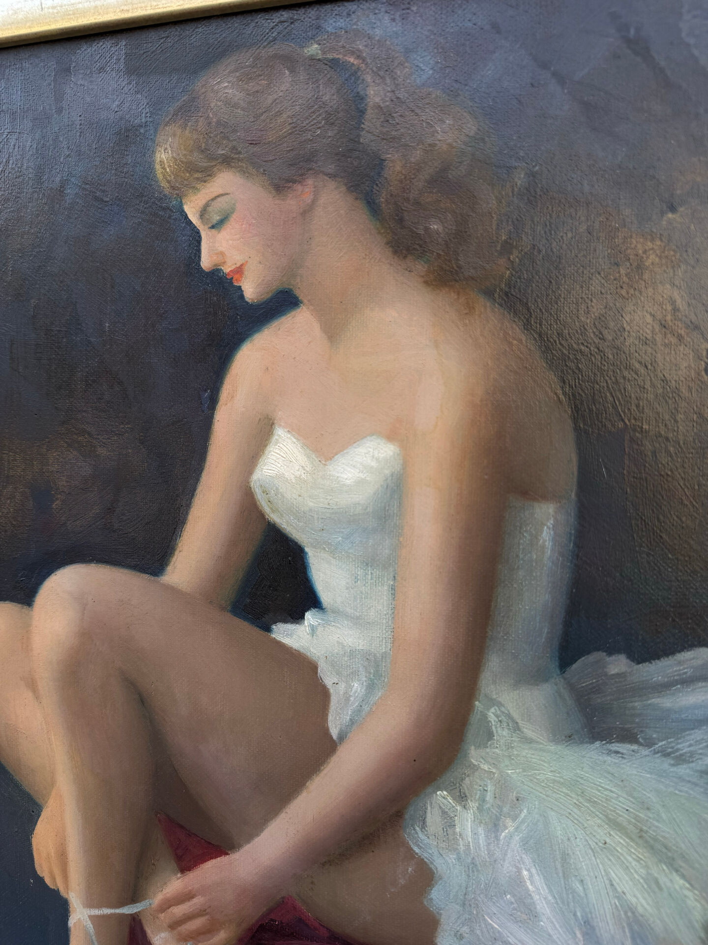 Tableau huile toile danseuse Joan MAYOR