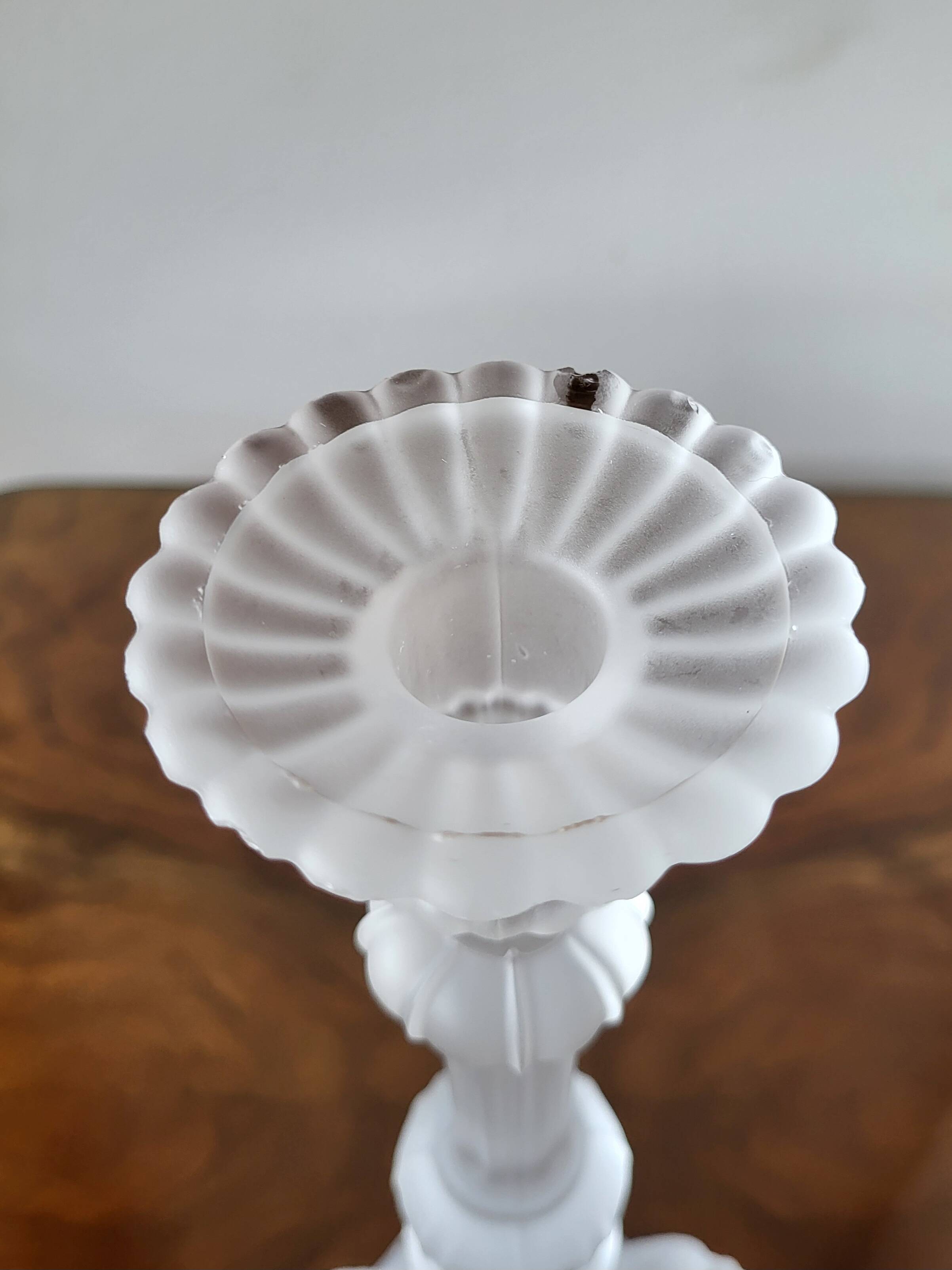 Val Saint Lambert, série kandelaar Luxval, modèle Griffon, Belgique