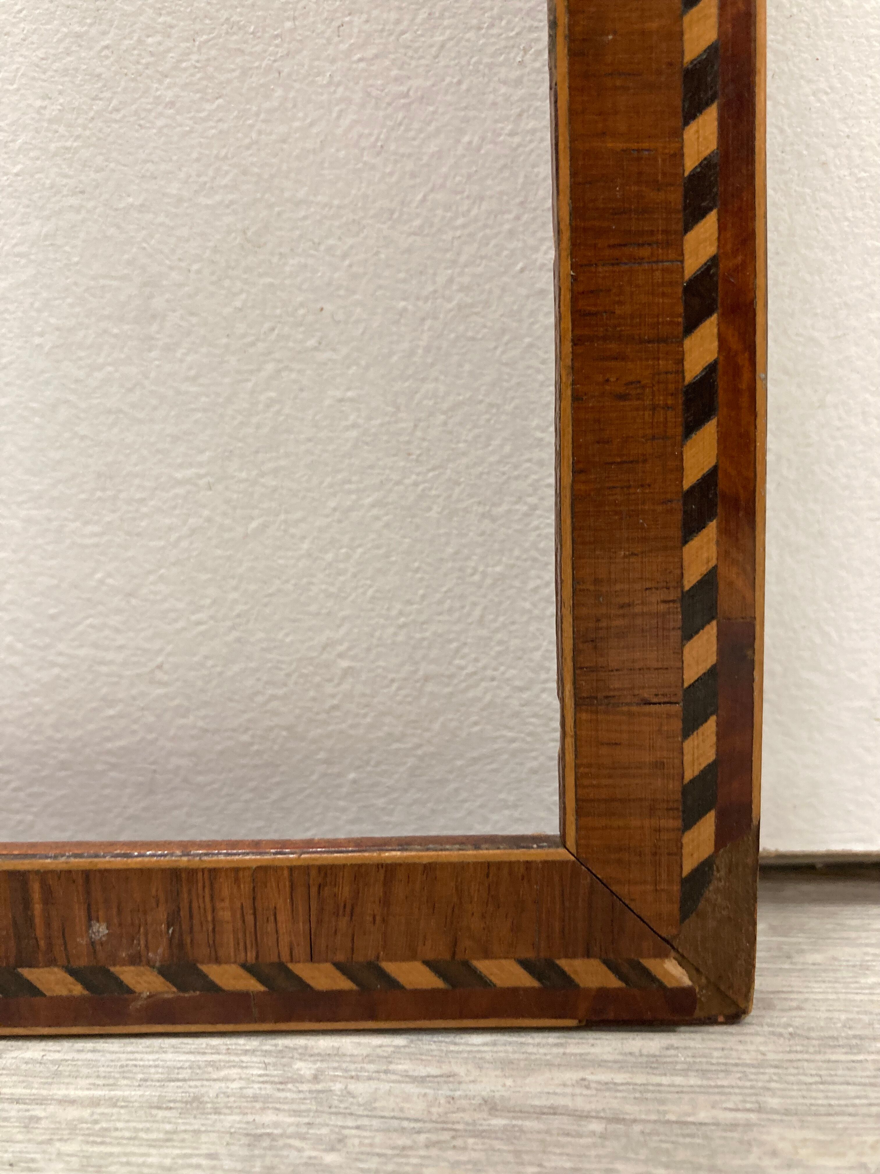 Vintage inlaid frame