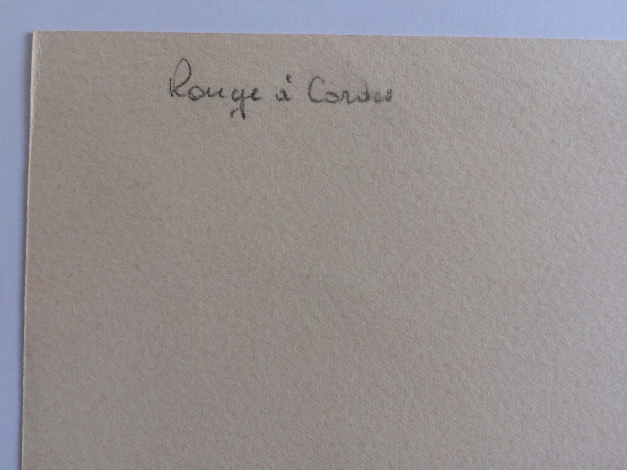 James pichette, rouge à cordes, 1974. lithographie originale sur papier arches signée et numérotée