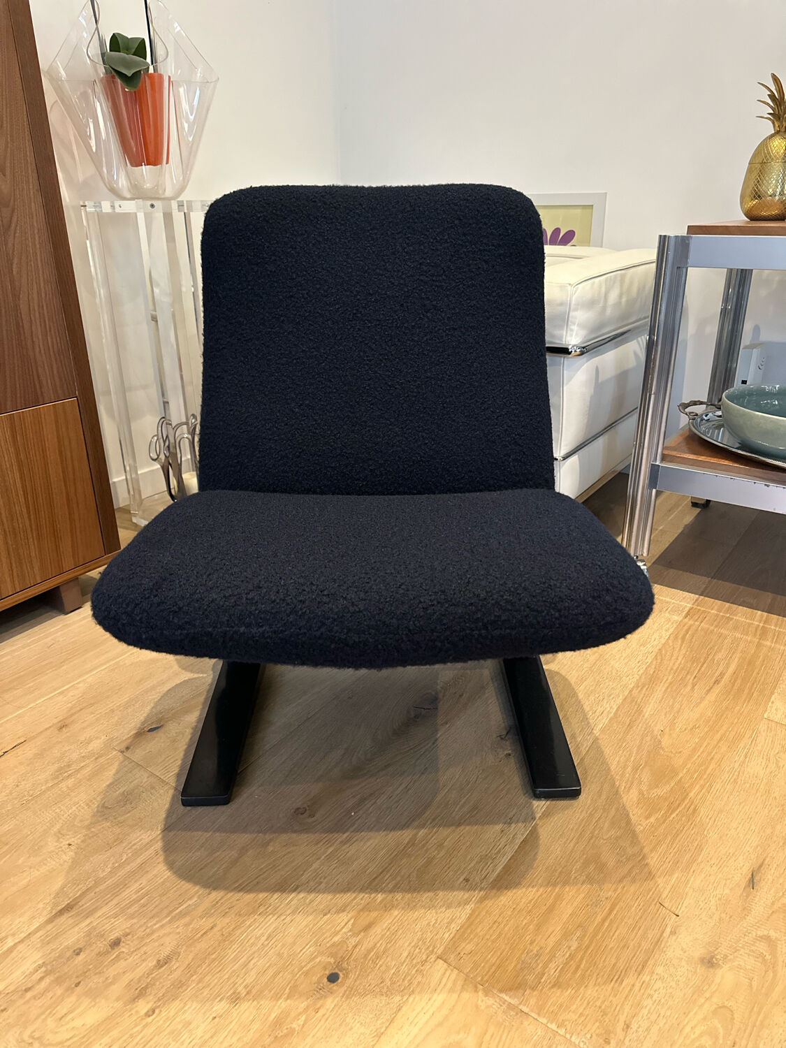 Pierre Paulin Concorde armchair in new terry fabric