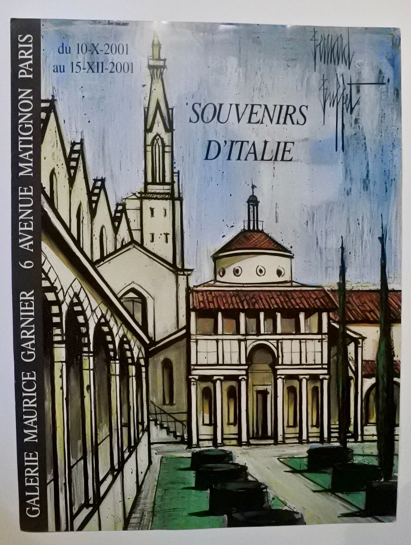 Bernard Buffet exhibition poster "Souvenirs of Italy"
