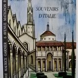 Bernard Buffet exhibition poster "Souvenirs of Italy"