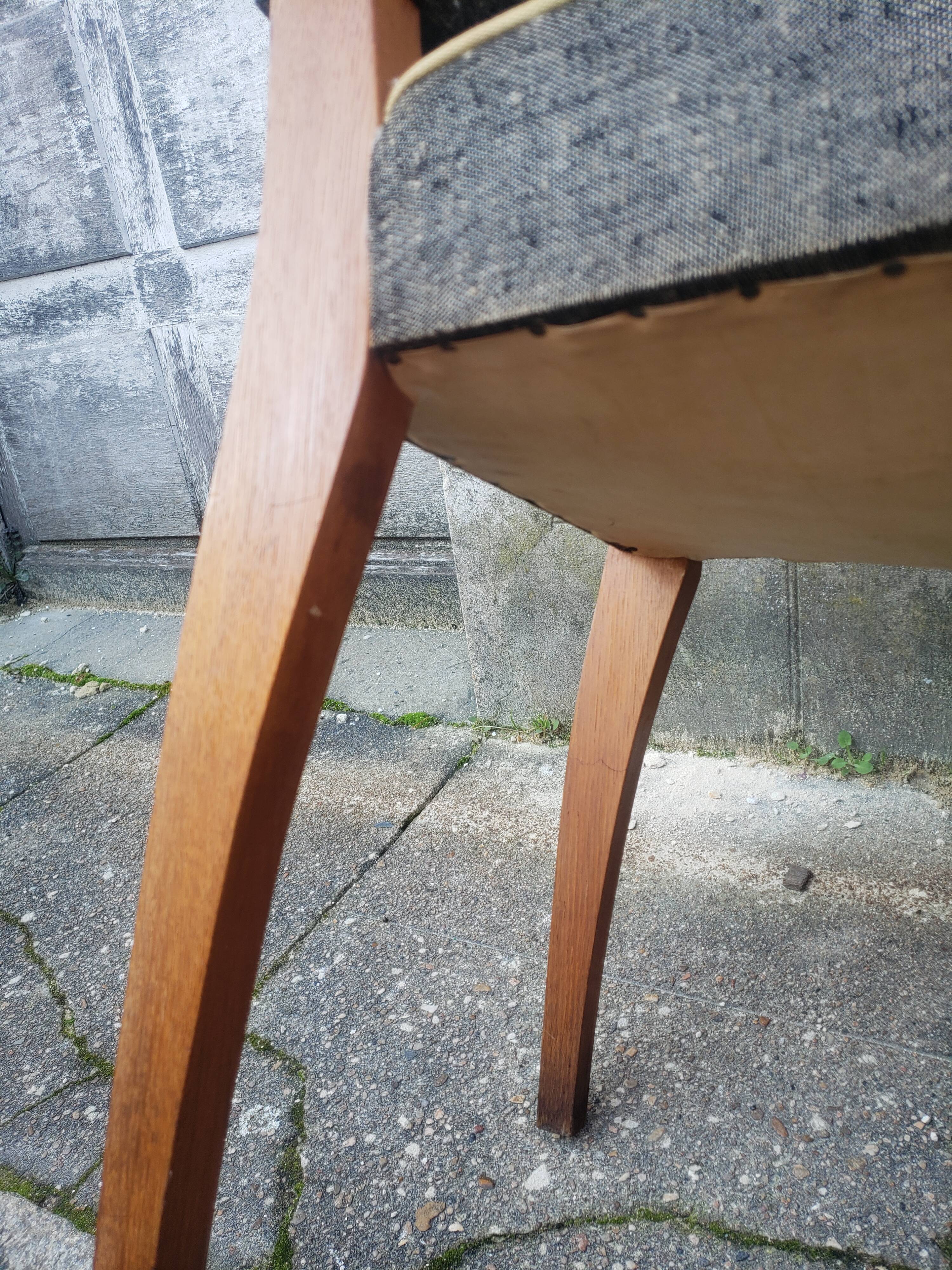 8 vintage chairs lined grey black