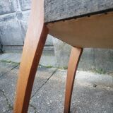 8 vintage chairs lined grey black