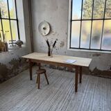 Pine and oak farmhouse table 2m