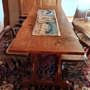 Old refectory table in solid oak, 17th–18th century