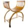 Chaise de type gondole Empire, en bois, Pologne, début du 20e siècle