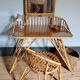 Rattan dressing table and chair 1960